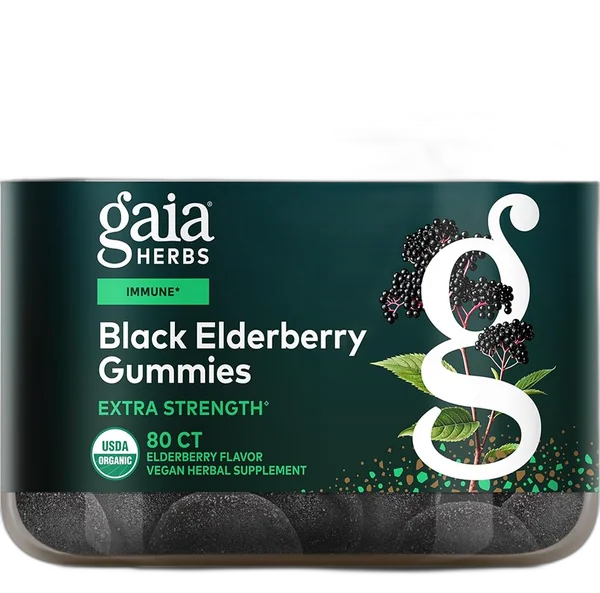 Gaia Herbs Black Elderberry Gummies