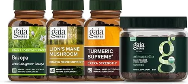 Gaia Herbs Mushroom + Herbs Brain Gummies