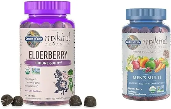 Garden of Life mykind Organics Elderberry Gummies bottle