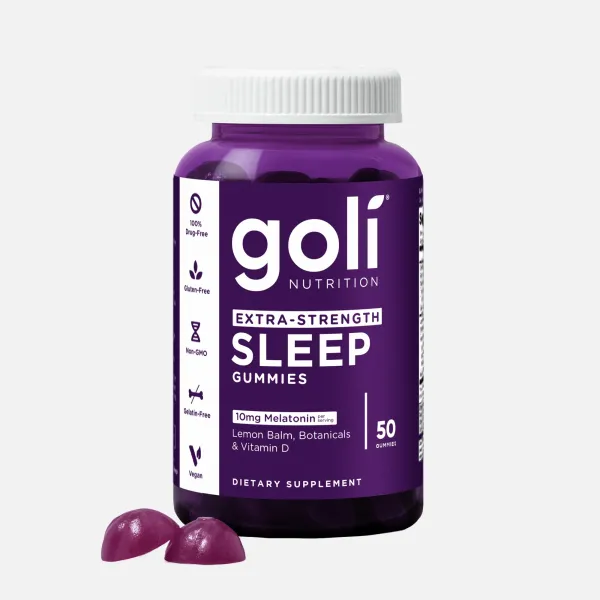 Goli Extra Strength Sleep Gummies bottle