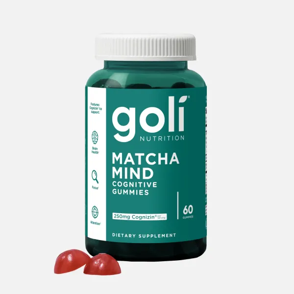 Goli Matcha Mind Cognitive Gummies