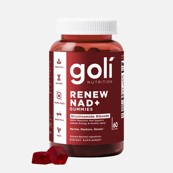 Goli RENEW NAD+ Gummies bottle