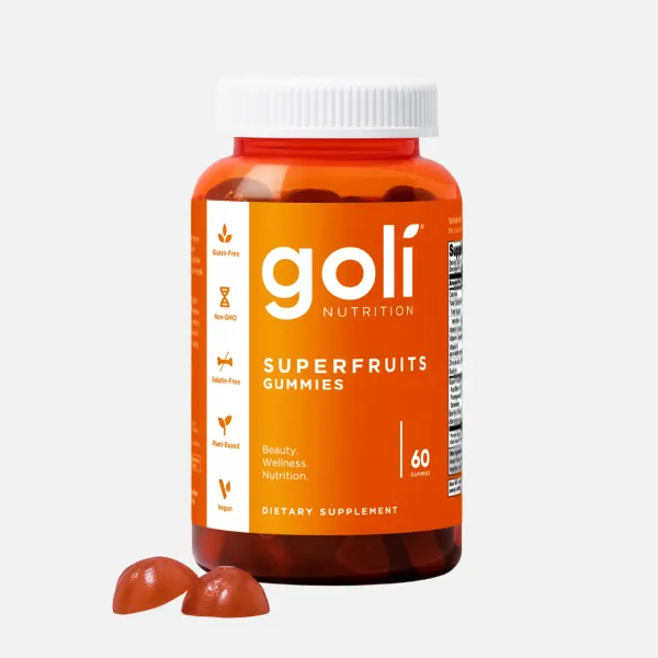 Goli Superfruits Gummies bottle
