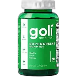 GOLI Supergreens Gummies bottle