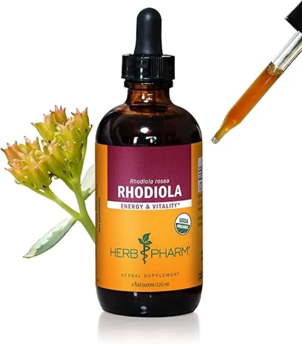 Herb Pharm Rhodiola Rosea Extract Gummies bottle