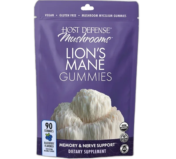 Host Defense Lion's Mane Brain Gummies