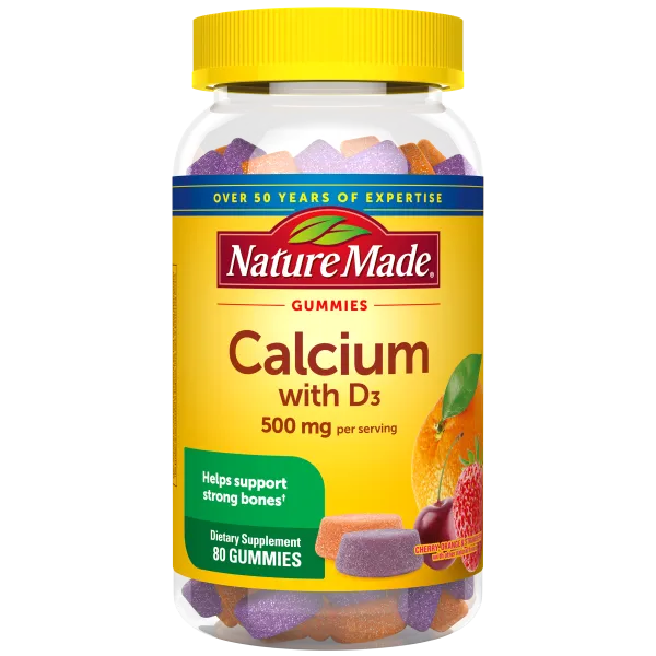Nature Made Calcium + D3 Gummies