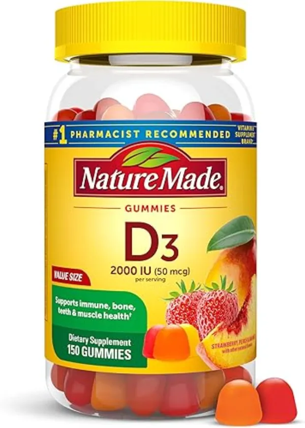 Nature Made Vitamin D3 2000 IU Gummies