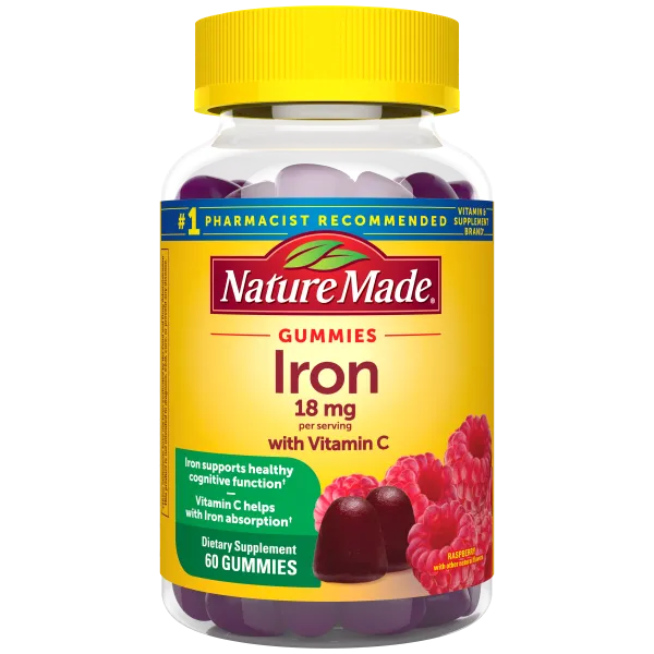 Nature Made Iron Gummies bottle