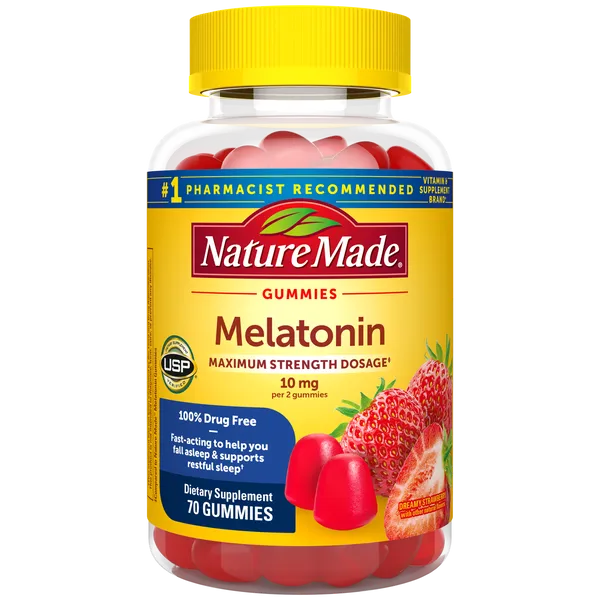 Nature Made melatonin gummies bottle