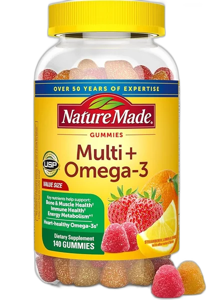 Nature Made Postnatal Multi + DHA Gummies bottle