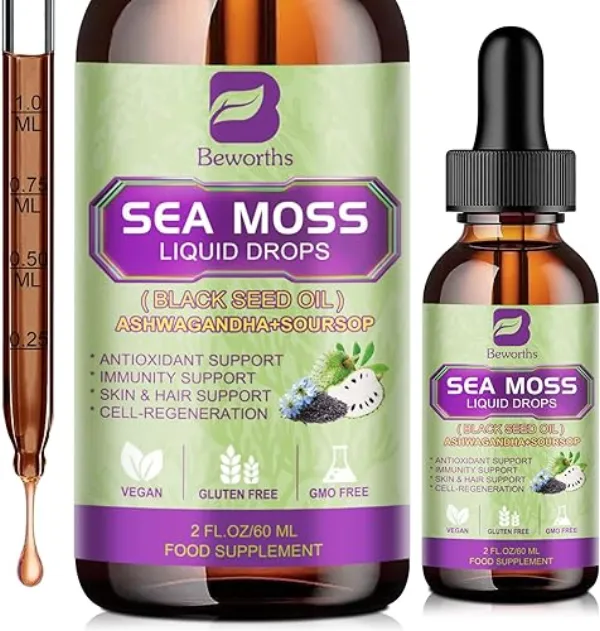 NutriRise Sea Moss + ACV Gummies bottle