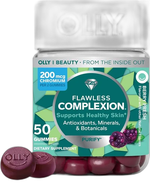 Olly Clear Skin Acne Gummies bottle