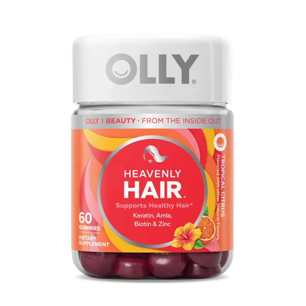 Olly Heavenly Hair Gummies bottle