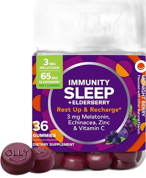 Olly Immunity Sleep Gummies bottle