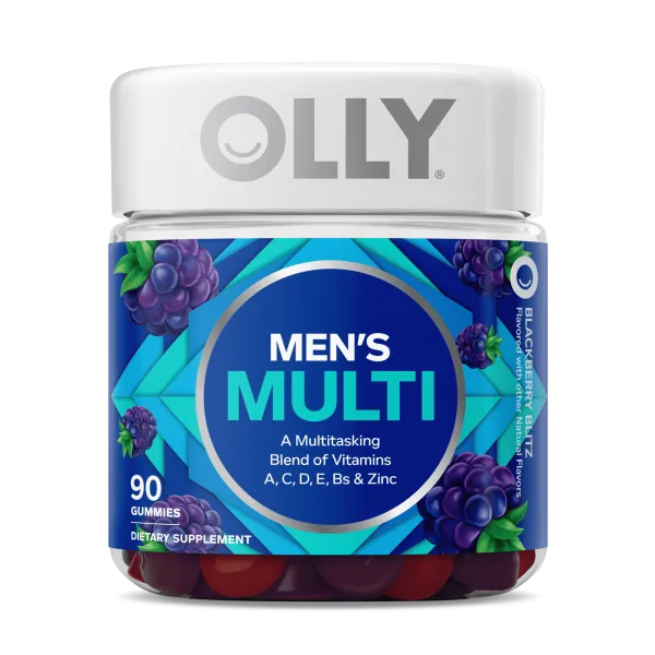 Olly Men's Multi + Testosterone Gummies bottle