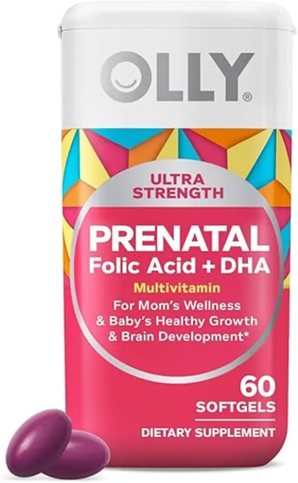 Olly Postnatal Gummy bottle