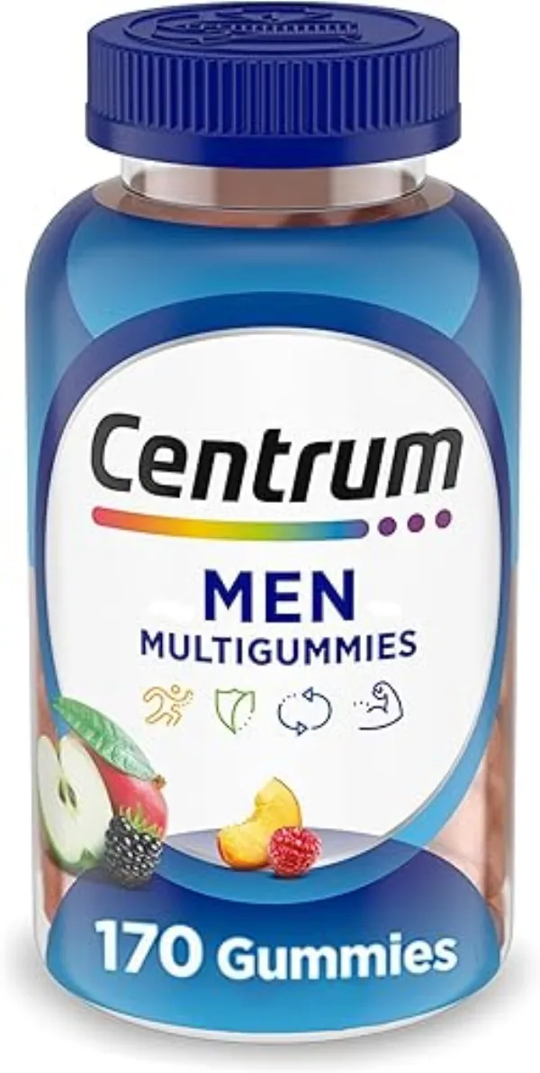 One A Day Men's 50+ Multivitamin Gummies bottle