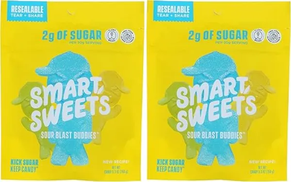 SmartSweets Sour Blast Buddies bag