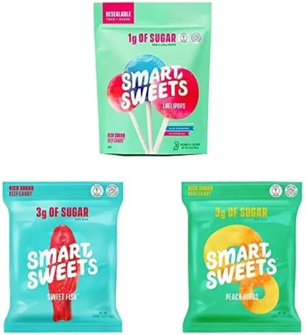 SmartSweets Sour Gummy Bears bag