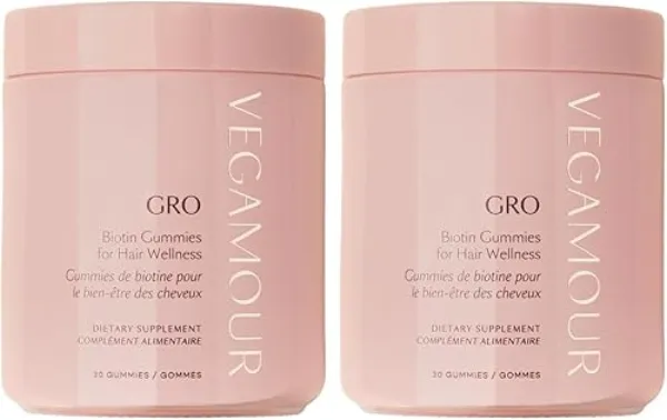 Vegamour GRO Biotin Gummies bottle