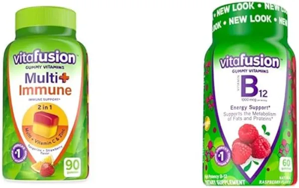 Vitafusion Clear Skin Zinc + Vitamin A Gummies bottle