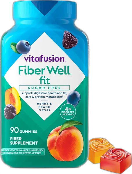 Vitafusion Fiber Well Fit Gummies bottle