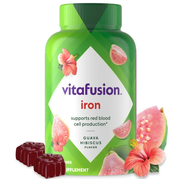Vitafusion Iron Gummies bottle