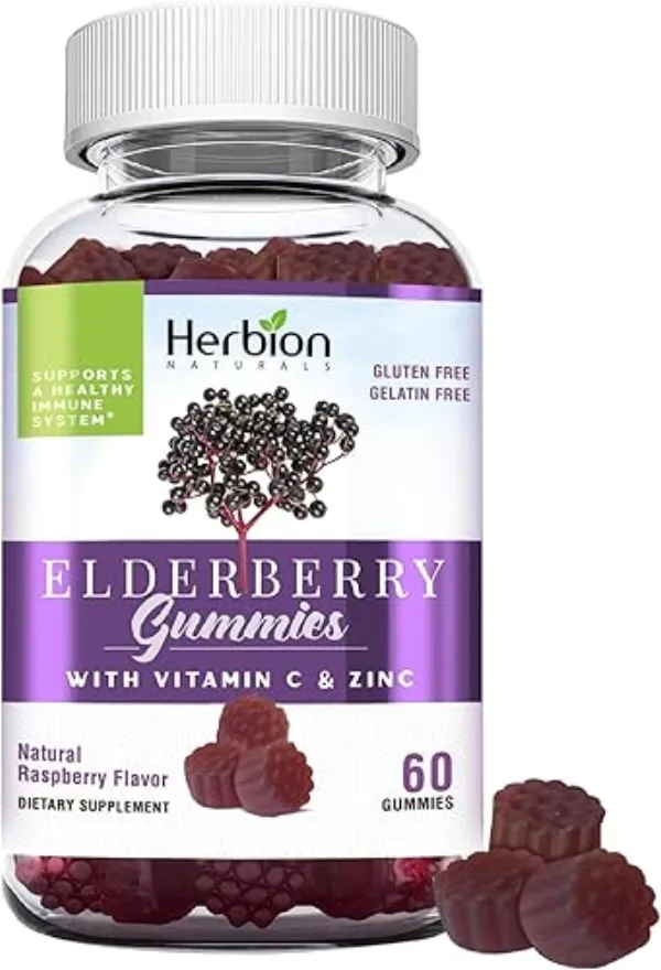 Viva Naturals Elderberry + Zinc + C Gummies