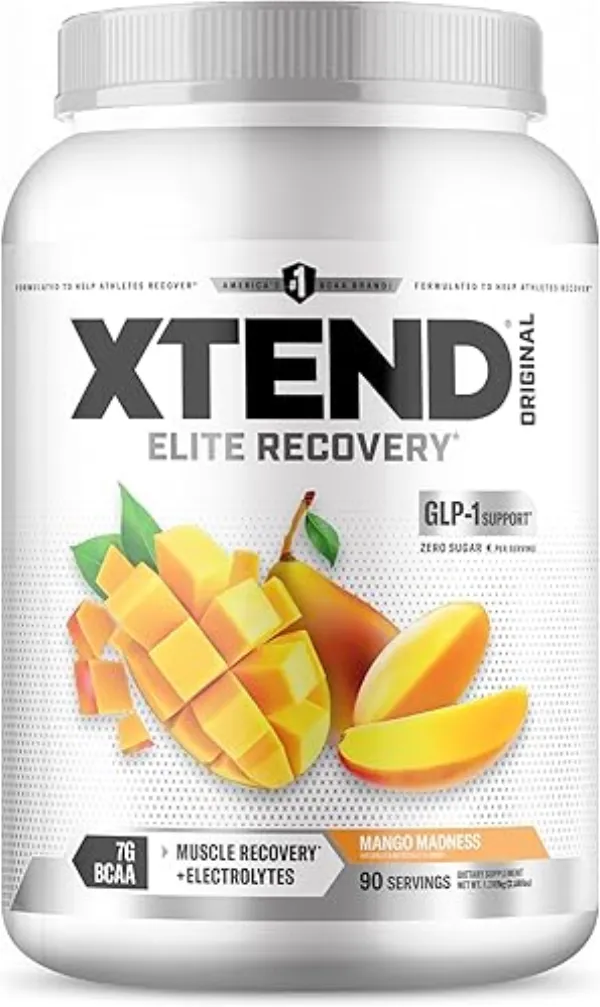 XTEND BCAA Recovery Gummies bottle
